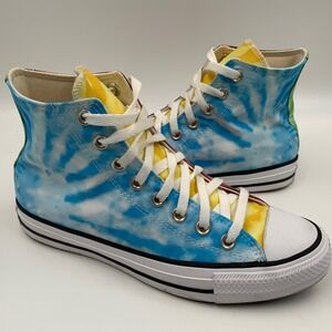 Converse Chuck Taylor All Star High Top Tie Dye Multi Color Sneakers  8.5W